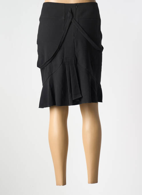 Jupe mi-longue noir 2026 pour femme