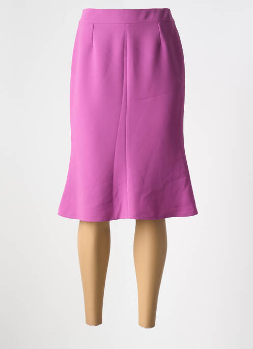 Jupe mi-longue violet FELIPE VARELA pour femme