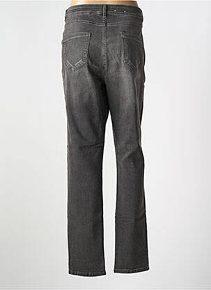 Jeans coupe slim stretch taille normale gris GINA LAURA femme