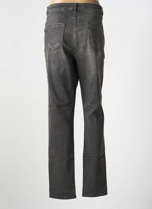 Jeans coupe slim gris GINA LAURA pour femme