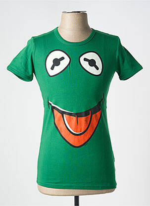 T-shirt coupe droite manches courtes vert LOGOSHIRT homme
