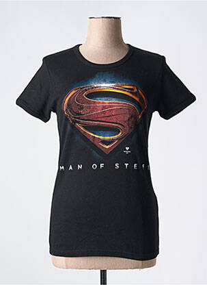 T-shirt imprimé fantaisie manches courtes noir LOGOSHIRT femme