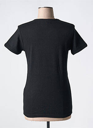 T-shirt imprimé fantaisie manches courtes noir LOGOSHIRT femme