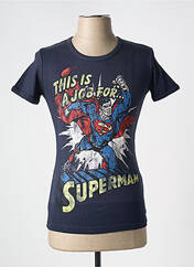 T-shirt bleu LOGOSHIRT pour homme seconde vue