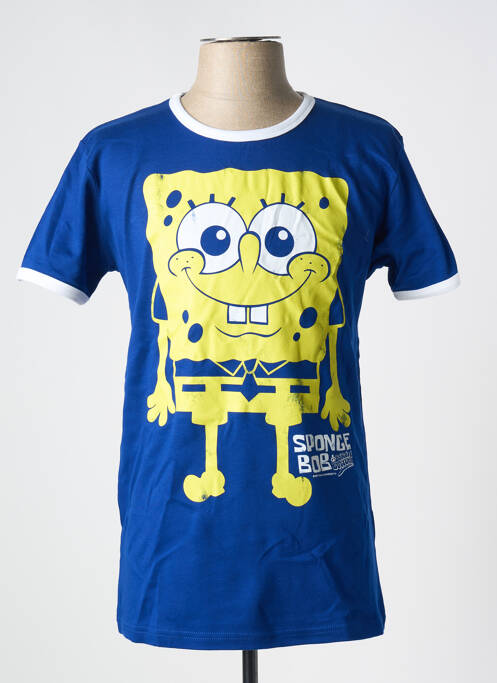 T-shirt bleu LOGOSHIRT pour homme