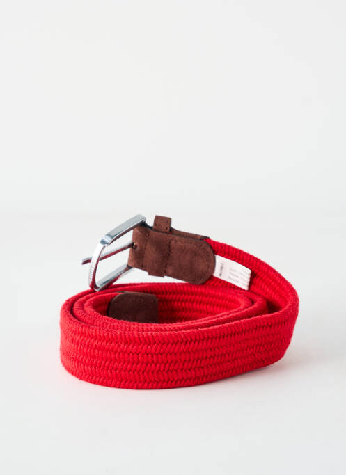 Ceinture rouge BILLYBELT homme