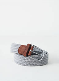 Ceinture coutures renforcées gris BILLYBELT homme