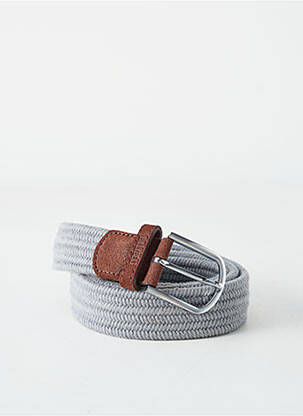 Ceinture coutures renforcées gris BILLYBELT homme