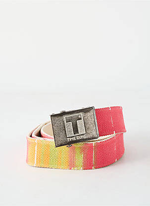 Ceinture effet matière satinée rose TIMEZONE femme