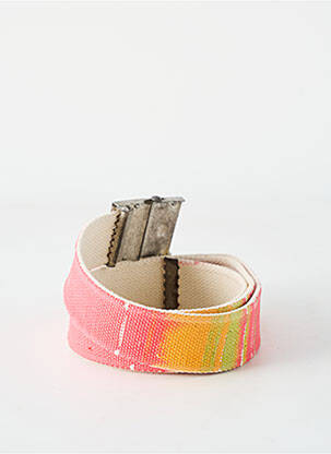Ceinture effet matière satinée rose TIMEZONE femme
