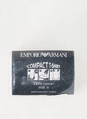 T-shirt gris EMPORIO ARMANI pour homme seconde vue