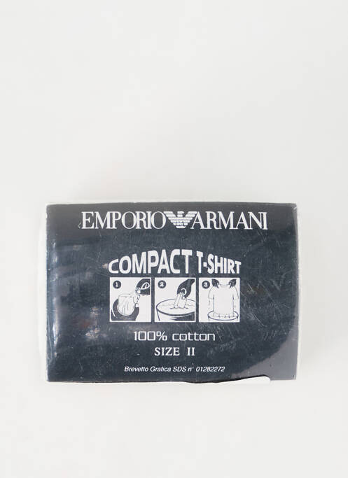 T-shirt gris EMPORIO ARMANI pour homme