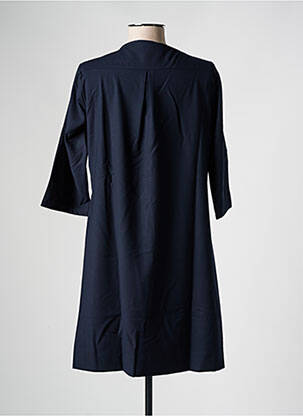 Robe courte manches 3/4 manches 3/4 bleu LES BONHEURS DE SOPHIE femme