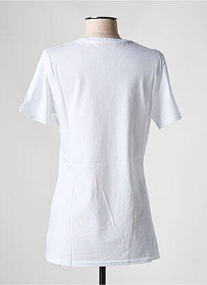 T-shirt sérigraphie manches courtes blanc LES BONHEURS DE SOPHIE femme