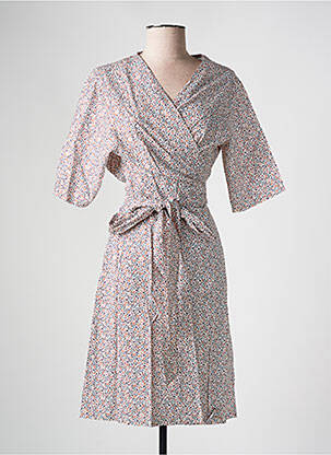 Robe courte blanc LES BONHEURS DE SOPHIE pour femme