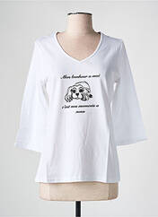 Top blanc LE BONHEURS DE SOPHIE pour femme seconde vue