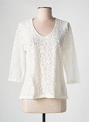 Top blanc LES BONHEURS DE SOPHIE pour femme