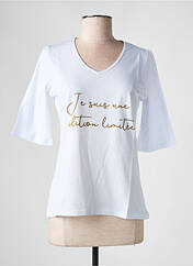 Top blanc LES BONHEURS DE SOPHIE pour femme seconde vue