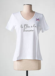 T-shirt blanc LES BONHEURS DE SOPHIE pour femme seconde vue