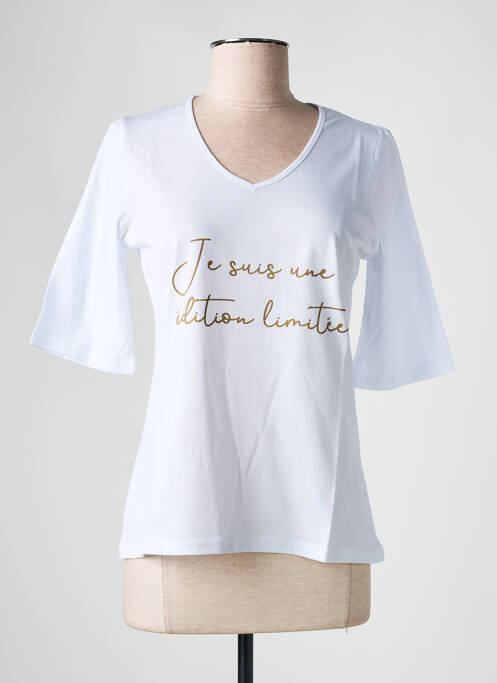 Top blanc LES BONHEURS DE SOPHIE pour femme