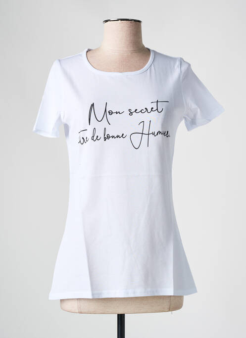 T-shirt blanc LES BONHEURS DE SOPHIE pour femme
