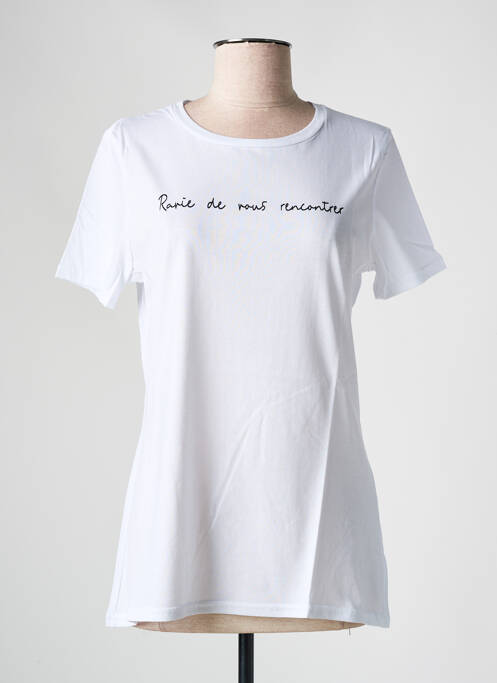 T-shirt blanc LES BONHEURS DE SOPHIE pour femme