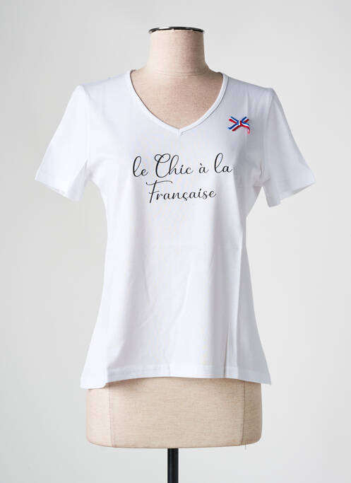 T-shirt blanc LES BONHEURS DE SOPHIE pour femme