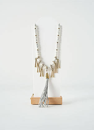 Sautoir ornement perles or TATA GISELE femme
