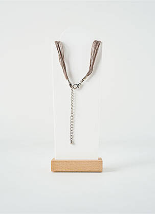Collier matériaux métal argent TATA GISELE femme
