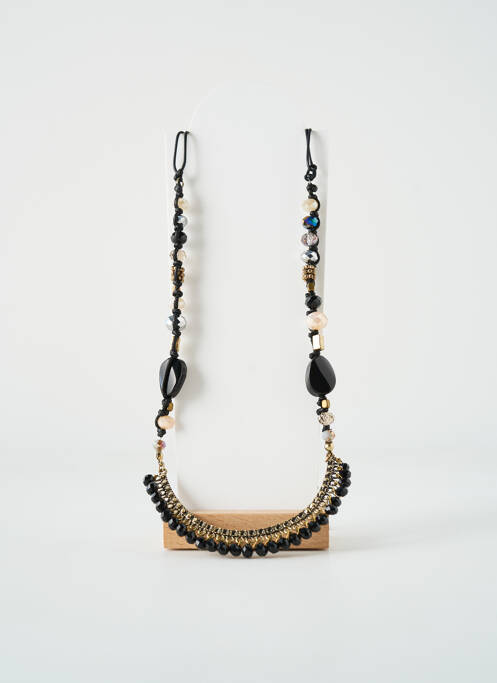 Sautoir noir TATA GISELE pour femme