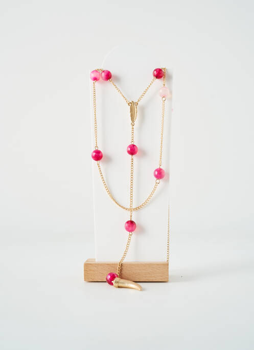 Sautoir rose TATA GISELE pour femme