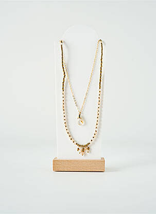 Sautoir ornement perles or TATA GISELE femme
