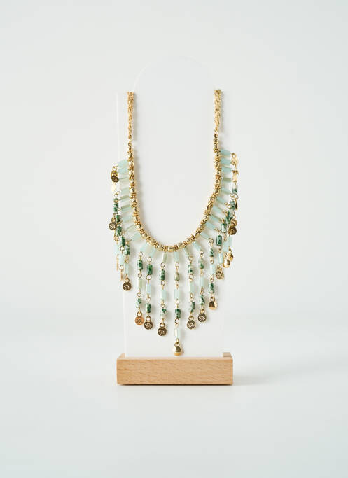 Sautoir vert TATA GISELE pour femme