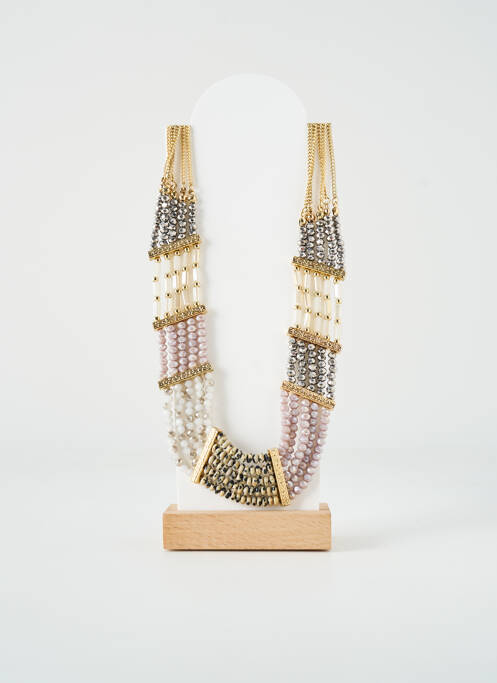 Sautoir gris TATA GISELE pour femme