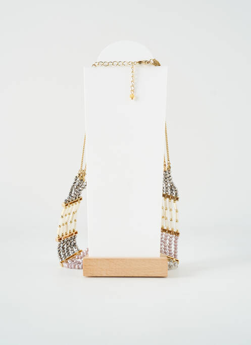 Sautoir gris TATA GISELE pour femme