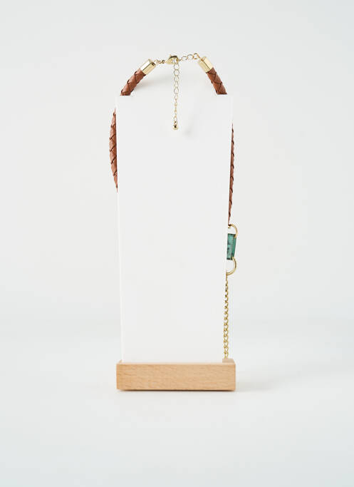 Sautoir marron TATA GISELE pour femme