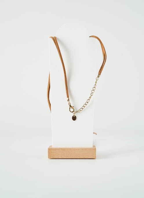 Sautoir marron TATA GISELE pour femme