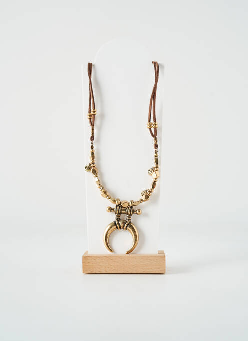 Sautoir marron TATA GISELE pour femme