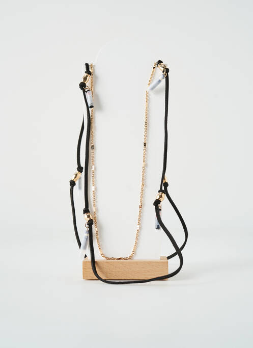 Sautoir noir TATA GISELE pour femme