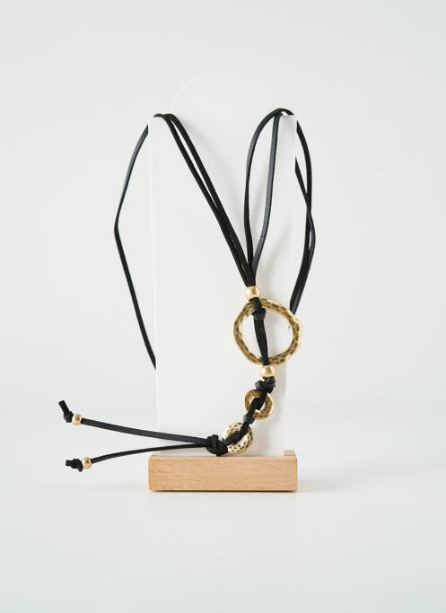 Sautoir noir TATA GISELE pour femme