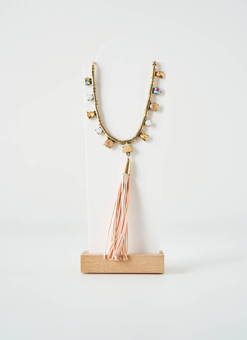 Sautoir orange TATA GISELE pour femme