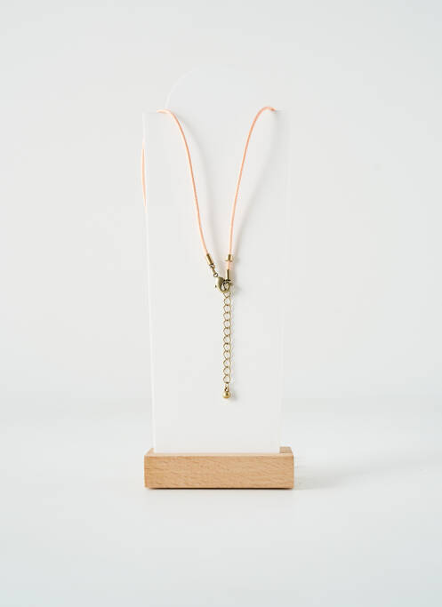 Sautoir orange TATA GISELE pour femme