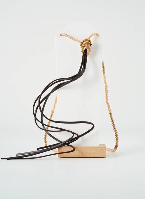 Sautoir orange TATA GISELE pour femme