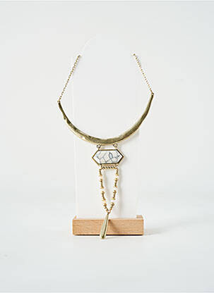 Collier ornement perles or TATA GISELE femme