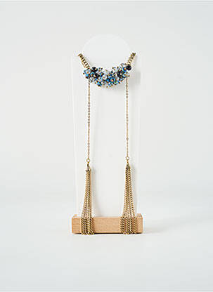 Sautoir ornement perles bleu TATA GISELE femme