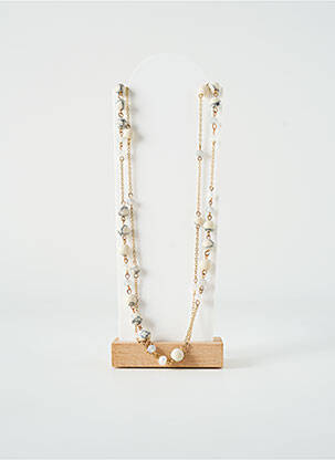 Sautoir ornement perles or TATA GISELE femme