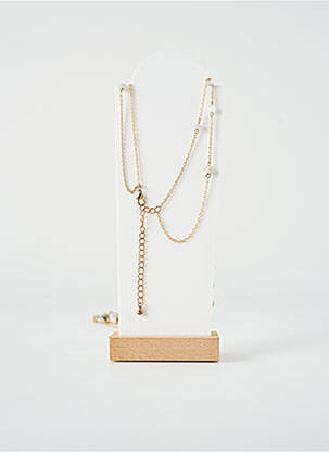 Sautoir ornement perles or TATA GISELE femme