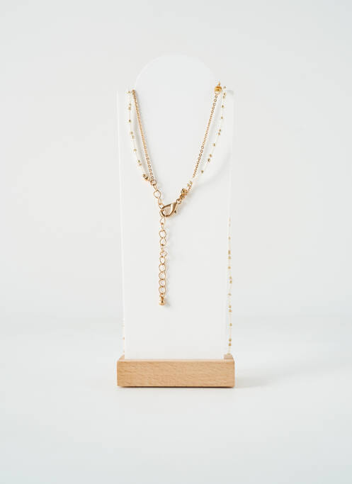 Sautoir blanc TATA GISELE pour femme