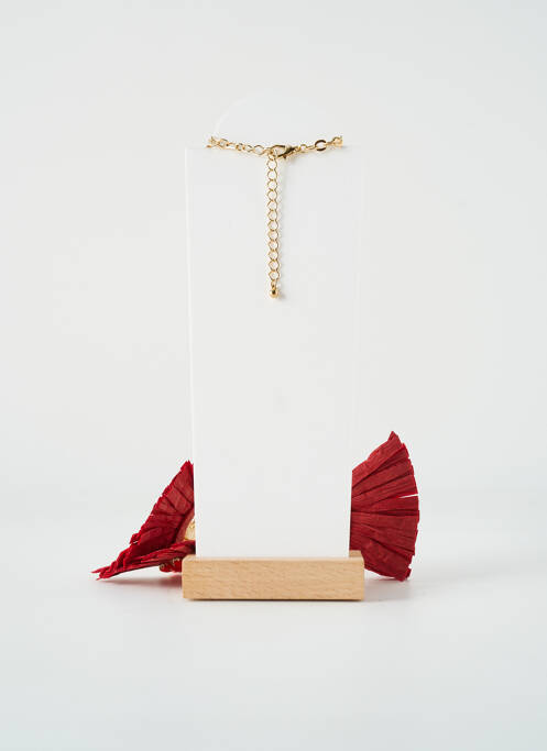 Sautoir rouge TATA GISELE femme