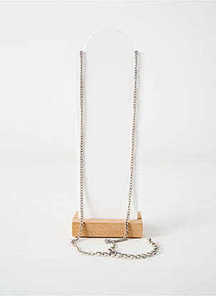 Sautoir matériaux métal argent TATA GISELE femme